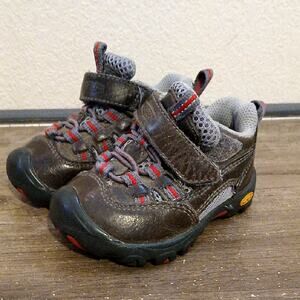 Keen Baby Boy Shoes Size 4 Brown And Red